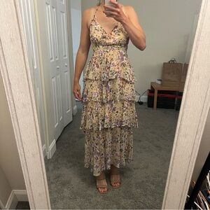 ASTR Floral Maxi Dress size M